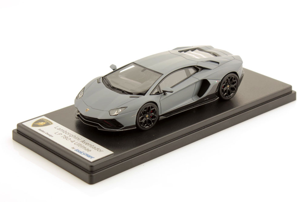 LOOKSMART LS525A 1/43 Lamborghini Aventador LP780-4 Ultimae Grigio Acheso