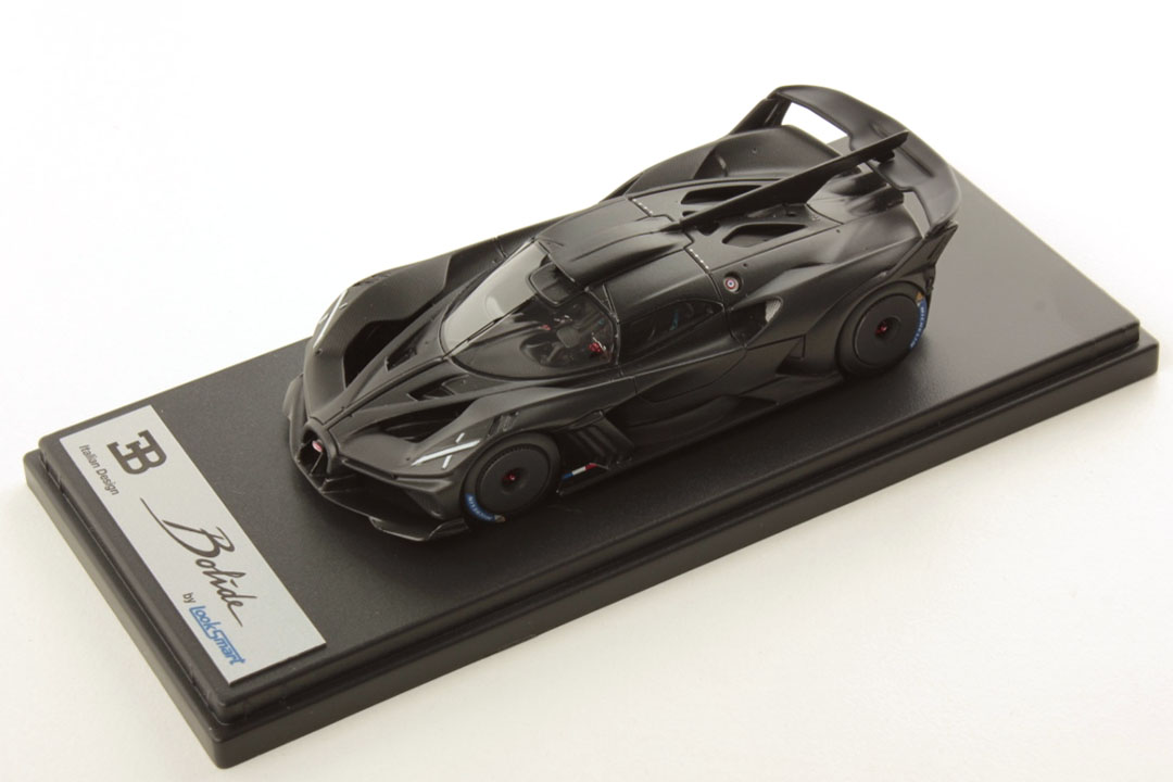 LOOKSMART LS528F 1/43 Bugatti Bolide Full Carbon Matt