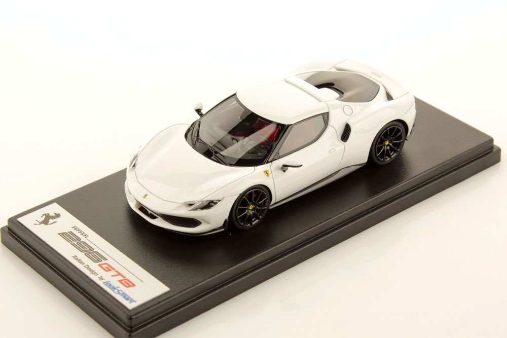 LOOKSMART LS533D 1/43 Ferrari 296GTB Bianco Cervino