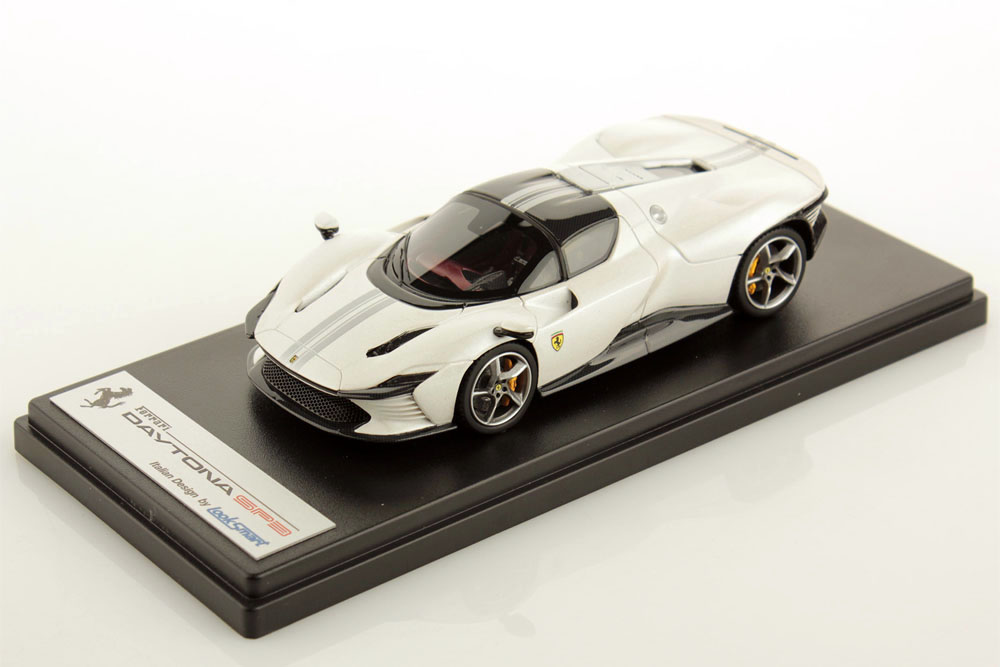 LOOKSMART LS535B 1/43 Ferrari Daytona SP3 Matt Pearl White