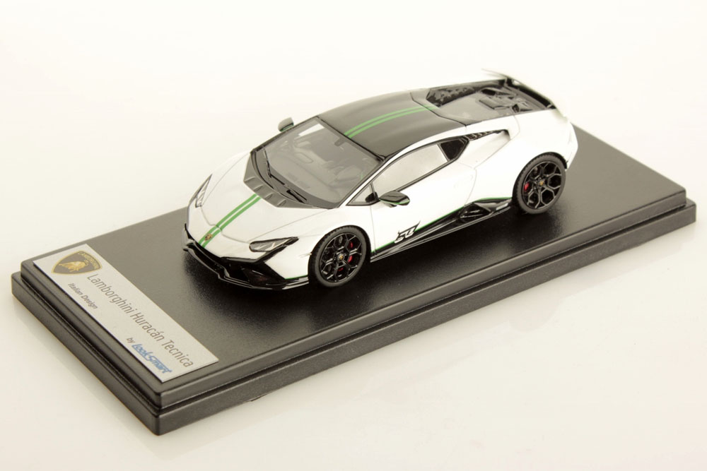 LOOKSMART LS536SB 1/43 Lamborghini Huracan Tecnica Bianco Asopo Shiny