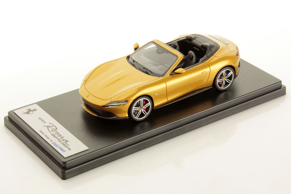 ** 予約商品 ** LOOKSMART LS549E 1/43 Ferrari Roma Spider Giallo Montecarlo