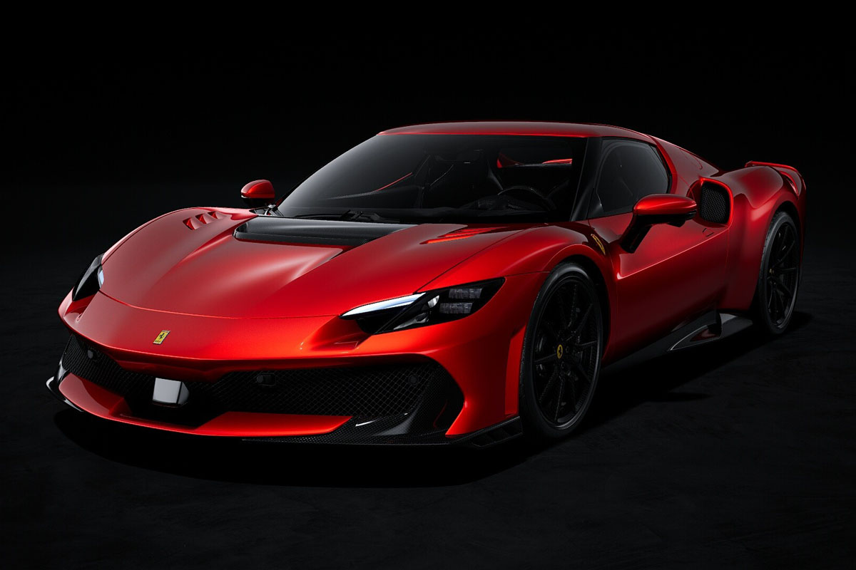 ** 予約商品 ** LOOKSMART LS564G 1/43 Ferrari 296 Speciale Rosso Magma