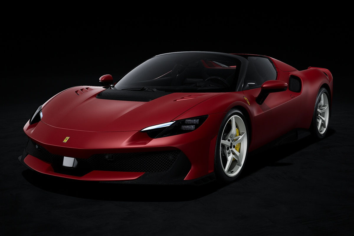 ** 予約商品 ** LOOKSMART LS565F 1/43 Ferrari 296 Speciale A Rosso F1 75 Matt