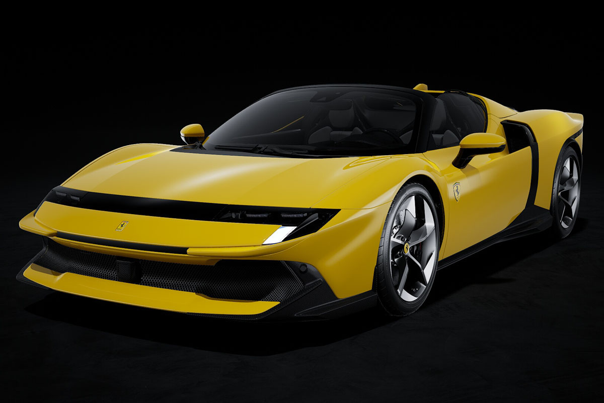 ** 予約商品 ** LOOKSMART LS566A 1/43 Ferrari 849 Testarossa Spider Giallo Modena