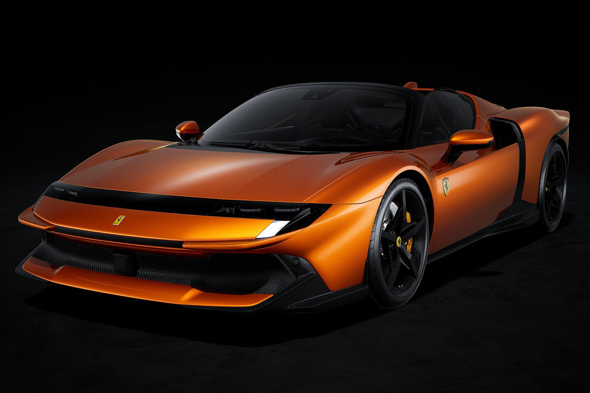 ** 予約商品 ** LOOKSMART LS566F 1/43 Ferrari 849 Testarossa Spider Giallo Ambra