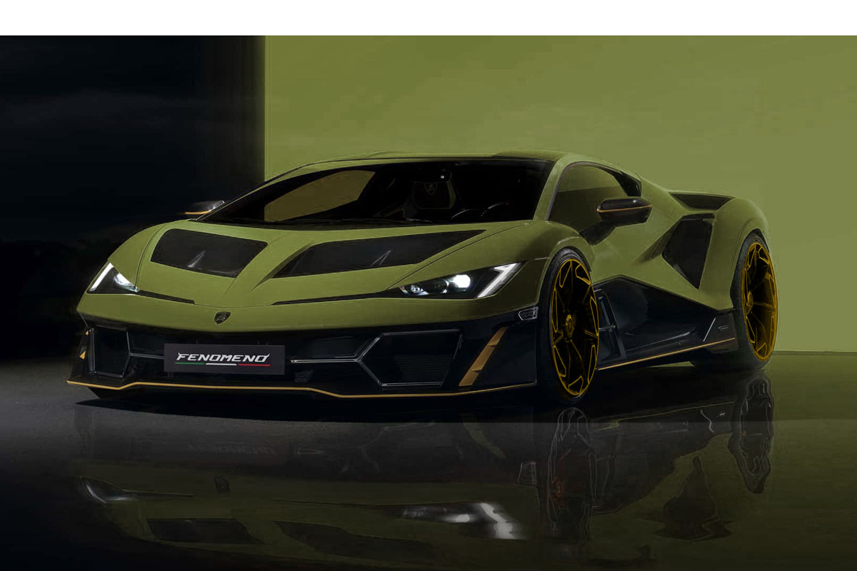 ** 予約商品 ** LOOKSMART LS567C 1/43 Lamborghini Fenomeno Verde Gea (Matt)