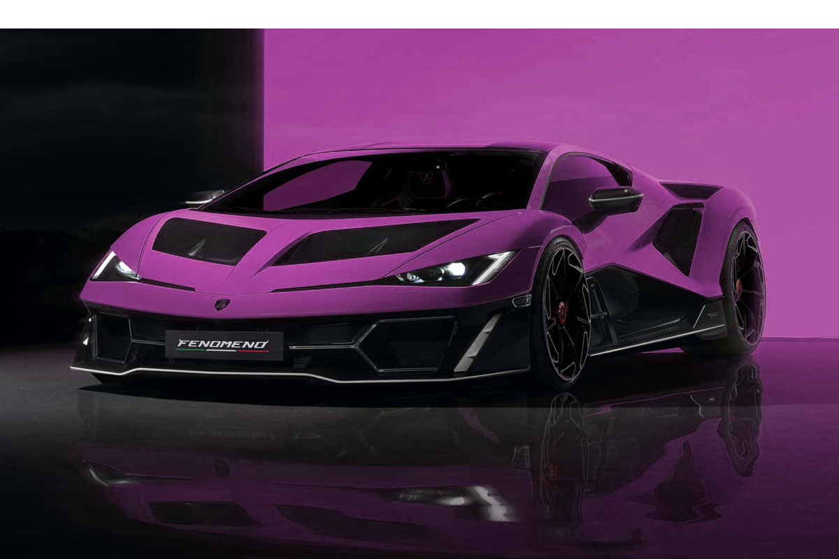 ** 予約商品 ** LOOKSMART LS567D 1/43 Lamborghini Fenomeno Viola 30th