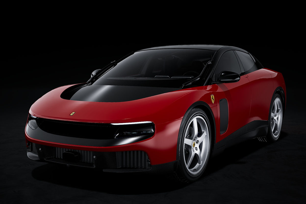 ** 予約商品 ** LOOKSMART LS568E 1/43 Ferrari Luce - Rosso Fiammante