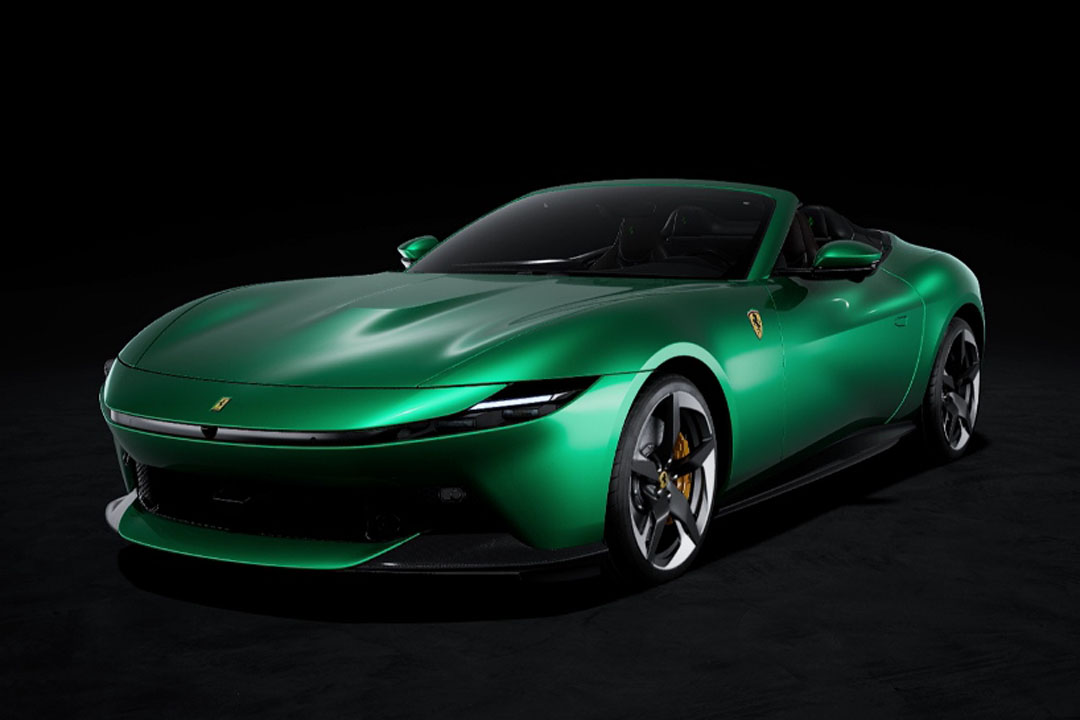 ** 予約商品 ** LOOKSMART LS573E 1/43 Ferrari Amalfi Spider Verde Nurburgring