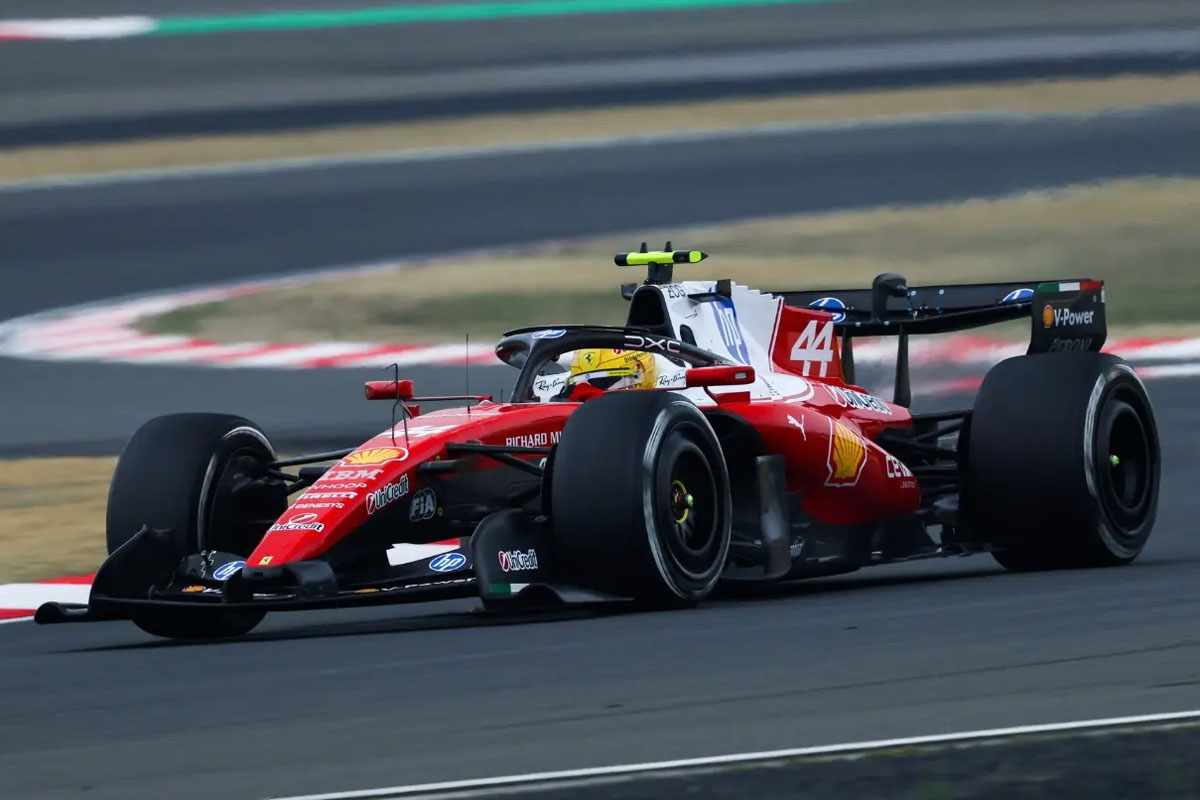 ** 予約商品 ** LOOKSMART LS64032 1/64 Ferrari SF-26 No.44 Chinese GP 2026 L.Hamilton