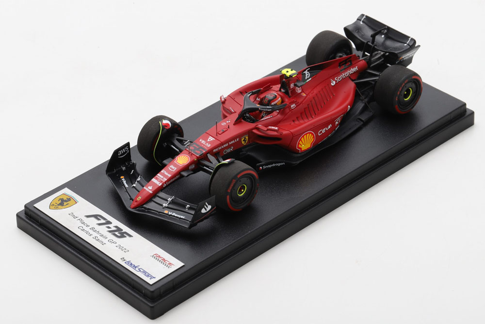 LOOKSMART LSF1042 1/43 Ferrari F1-75 Bahrain GP 2022 C.Sainz 2nd