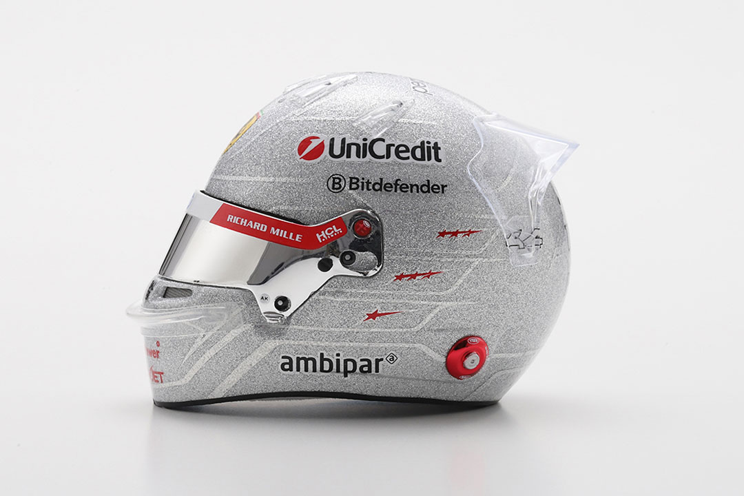 ** 予約商品 ** LOOKSMART LSHEL027 1/5 Helmet Lewis Hamilton Scuderia Ferrari HP Las Vegas GP 2025