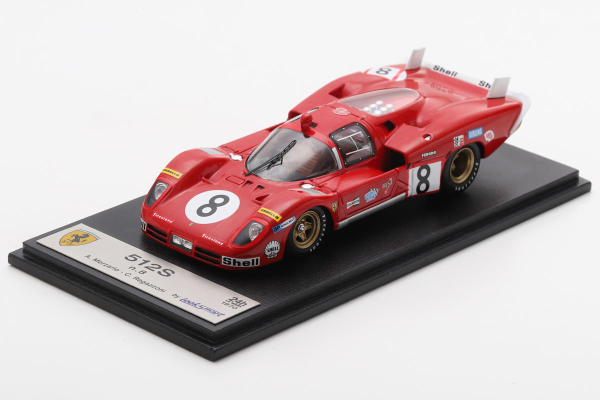 ** 予約商品 ** LOOKSMART LSLM177 1/43 Ferrari 512S No.8 Le Mans 24H 1970 A.Merzario - C.Regazzoni 