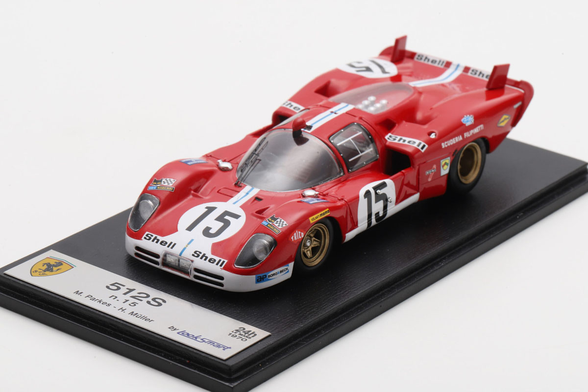 ** 予約商品 ** LOOKSMART LSLM178 1/43 Ferrari 512S No.15 Le Mans 24H 1970 M.Parkers - H.Mueller