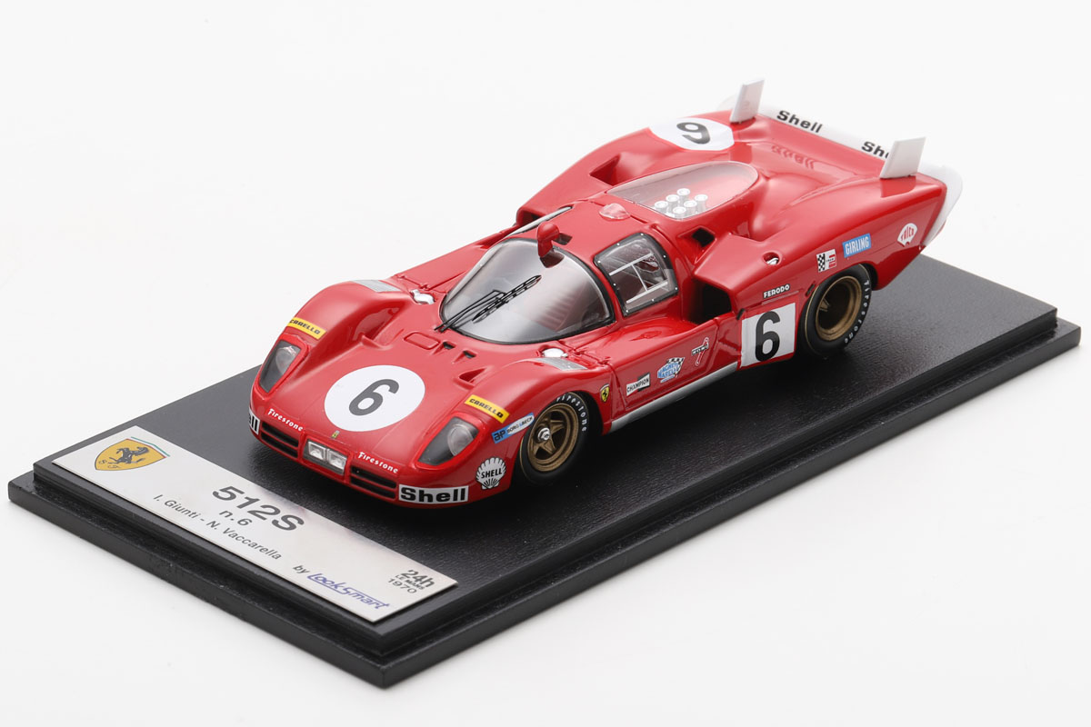 ** 予約商品 ** LOOKSMART LSLM180 1/43 Ferrari 512S No.6 Le Mans 24H 1970 I.Giunti - N.Vaccarella 