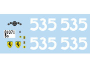 Fortissimo43 フェラーリ 315S Mille Miglia 1957 n.535 スペアデカール 【メール便可】