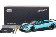 BBR - Almost Real 1/18 Pagani Zonda Uno Coupe (Diecast full open) Turchese / Carbon -BASIC PACK