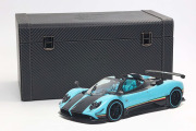 ** 予約商品 ** BBR - Almost Real 1/18 Pagani Zonda Uno Coupe (Diecast full open) Turchese / Carbon - SPECIAL PACK