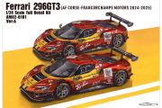 ** 予約商品 **  ALPHA Model 1/24キット AM02-0101 Ferrari 296GT3 AF Corse Francorchamps Motors 2024-25 (Door Open)