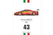 ** 予約商品 ** Alpha Model 1/43キット AM43-0009B Ferrari 296 GT3 Ver.B AF Corse Francorchamps Motors