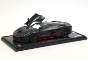 ** 予約商品 ** BBR BBR182239A 1/18 La Ferrari Matt Black / Red Stripe Limited 200pcs （ケース付）