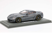 【お取り寄せ商品】 BBR1871CV 1/18 Ferrari 599 GTB Fiorano 2006 Automatic Gear Silverstone Grey -Cuoio interior Limited 36pcs（ケース付）