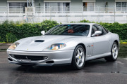** 予約商品 ** BBR1873EV 1/18 Ferrari 550 Maranello 1996 Argento Nurburgring - Red（ケース付）