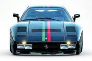 ** 予約商品 ** BBR198C1 Ferrari 288GTO Nero DS with stripes
