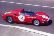 ** 予約商品 ** BBRC1827EV 1/18 Ferrari 330P-64 No.14 - 2nd 24H Le Mans 1964 - Drivers Bonnier - G. Hill（ケース付）