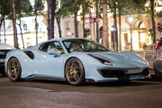 ** 予約商品 ** BBR Deluxe C218NDL 1/43 Ferrari 488 Pista Spider Azzurro la Plata