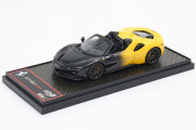 【お取り寄せ商品】 BBRC244GNB 1/43 Ferrari SF90 Spider Bicolor Giallo Modena - New Black Daytona Limited 50pcs