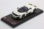 ** 再入荷待ち ** BBRC305C 1/43 Ferrari F80 Optional carbon Bianco Italia - Bicolor Carbon/Silver wheels Limited 48pcs