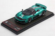 BBRC305F 1/43 Ferrari F80 Optional carbon Race n.24 Green Jewel - Bicolor Carbon/Silver wheels Limited 24pcs