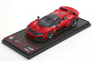 ** 再入荷待ち ** BBRC305H 1/43 Ferrari F80 Optional carbon Rosso Supercar - Carbon/Silver wheels Limited 499pcs
