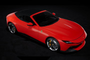 ** 予約商品 ** BBR Deluxe C333CDL 1/43 Ferrari Amalfi Spider Rosso Corsa