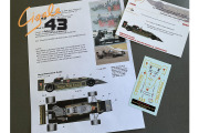 Cigale 43 Decal CDS032 1/43 March 792 BMW Walter Wolf Racing Keke Rosberg JAF GrandPrix  Suzuka 1979【メール便可】