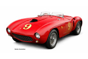 ** 予約商品 ** CMC M-306 1/18 Ferrari 375 MM Spider Red #9 1954 Savannah GP Limited 1500pcs 