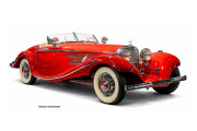 ** 予約商品 ** CMC M-311 1/18 Mercedes-Benz 500K Spezial Roadster Red Limited 1500pcs