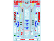 Museum collection D1099 1/20 Williams FW14B 1992 Decal (Fujimi) 【メール便可】