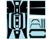 Museum collection D1135 1/8 Lotus 97T Monocoque Carbon Decal (DeAgostini) 【メール便可】