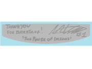 Museum collection D1158 1/2 Helmet Max Verstappen 2025 Japanese GP Visor Decal 【メール便可】