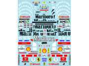 Museum collection D1169 LEGO Ferrari F2004 Decal (LEGO) 【メール便可】