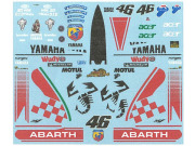 ** 予約商品 ** Museum collection D1175 1/12 Yamaha YZR-M1 Abarth Decal (Platz) 【メール便可】