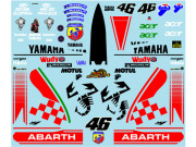Museum collection D1175 1/12 Yamaha YZR-M1 Abarth Decal (Platz) 【メール便可】