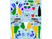 Museum collection D1176 1/12 Yamaha YZR-M1 FIAT500 Decal (Platz) 【メール便可】
