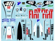Museum collection D1177 1/12 Yamaha YZR-M1 '07 Ver Decal (Platz) 【メール便可】