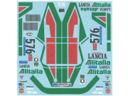 ** 予約商品 ** Museum collection D1178 1/24 Lancia Beta '79 Villeneuve Decal (Heller) 【メール便可】