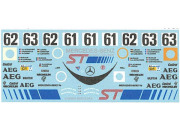 ** 予約商品 ** Museum collection D1180 MINI-Z Body Mercedes C9 Sauber '89 Le Mans & Suzuka Decal (Kyosho) 【メール便可】