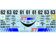Museum collection D1180 MINI-Z Body Mercedes C9 Sauber '89 Le Mans & Suzuka Decal (Kyosho) 【メール便可】